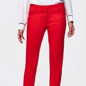 LOFT Women’s Skinny Ankle Pants - Red